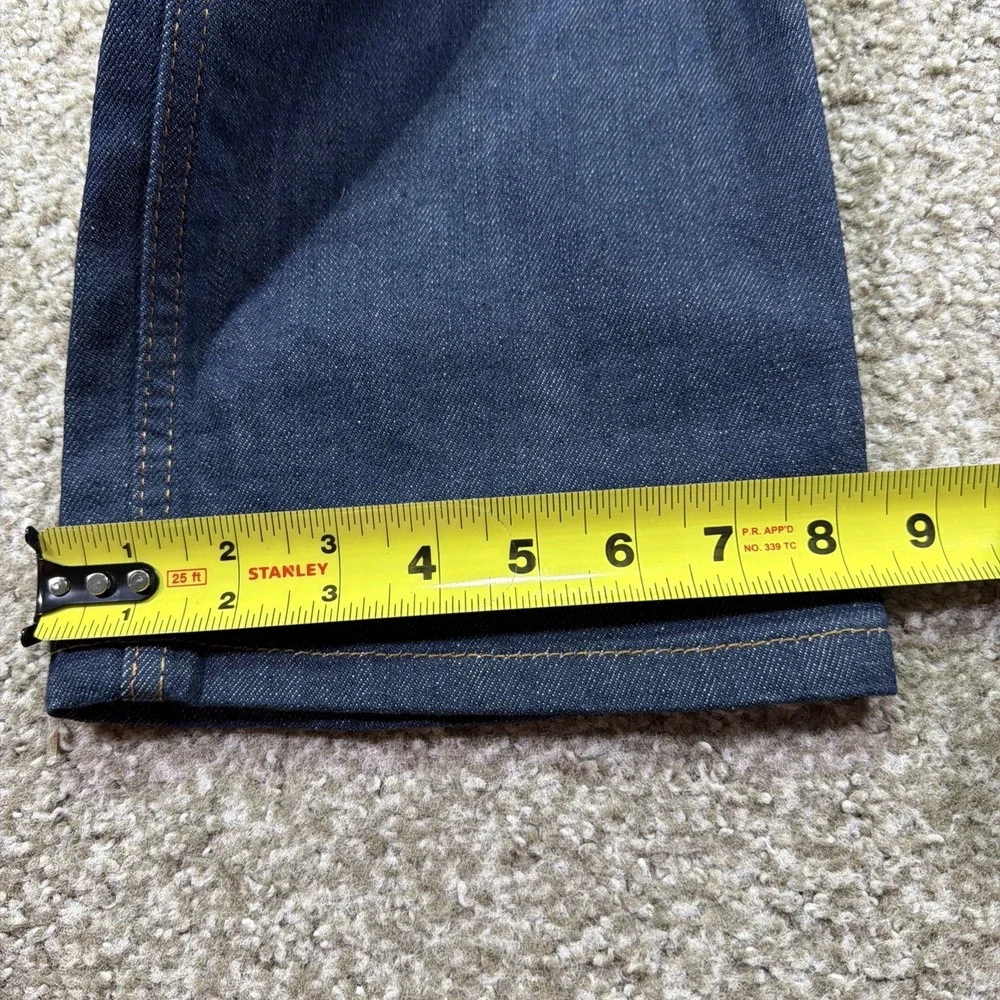 Levi 514 Premium Dark Wash Jeans Straight Fit 33X30 Whiskering Faded